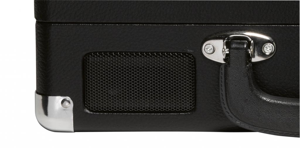 Denver VPL-120Black portabler Plattenspieler mit USB Digitalisierungsfunktion