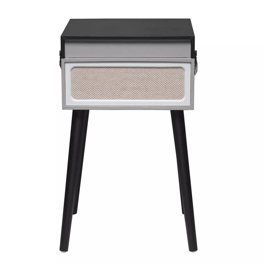 Denver VPL-150BT/VPR-250 freistehender Retro Schallplattenspieler mit Bluetooth MP3, USB, Smartphonesteuerung
