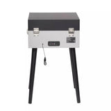 Denver VPL-150BT/VPR-250 freistehender Retro Schallplattenspieler mit Bluetooth MP3, USB, Smartphonesteuerung
