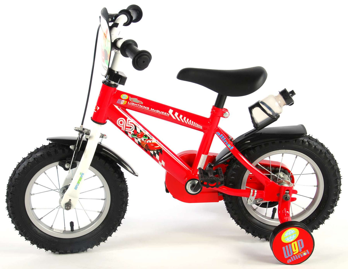 Disney Cars Kinderfahrrad - Jungen - 12 Zoll - Rot