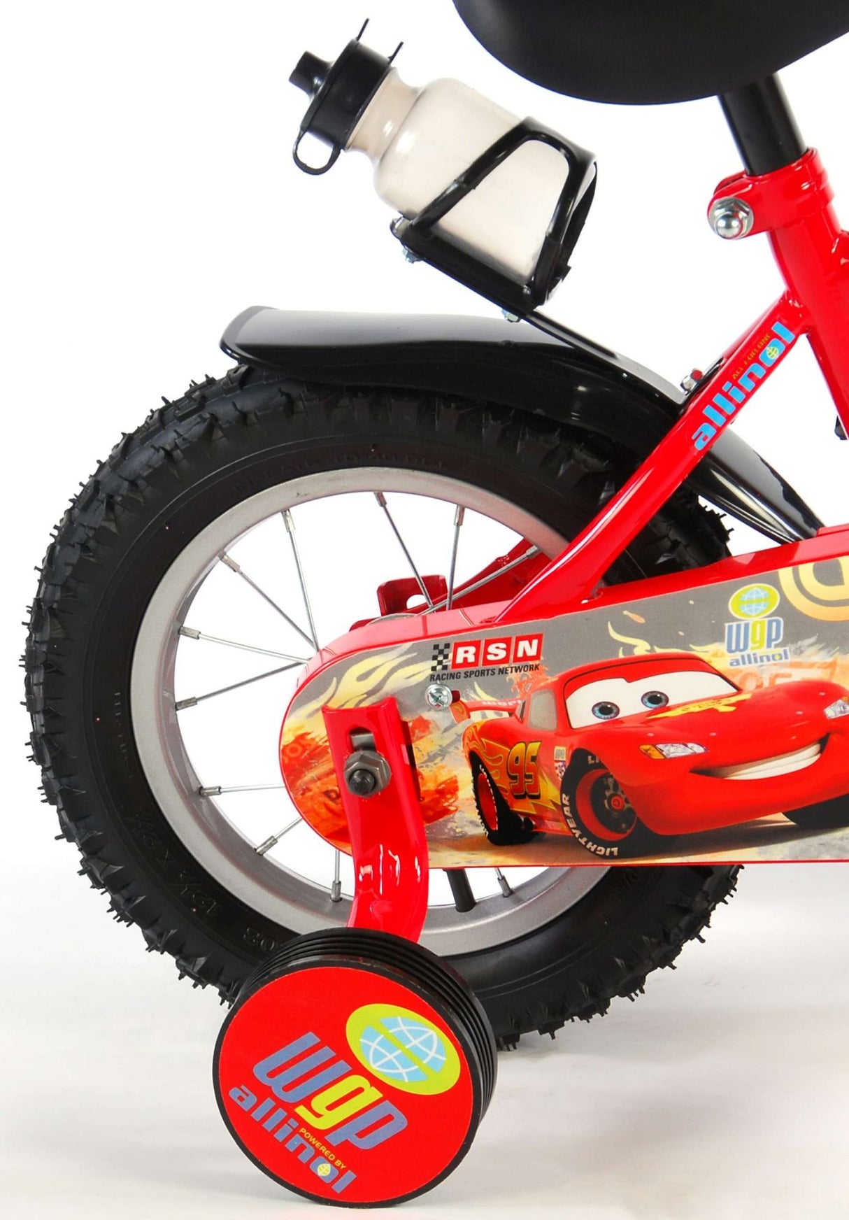 Disney Cars Kinderfahrrad - Jungen - 12 Zoll - Rot