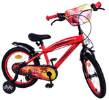 Volare Disney Cars 16 Zoll Kinderfahrrad Rot mit zwei Handbremsen - Sicherheit, Komfort und Spaß in einem!