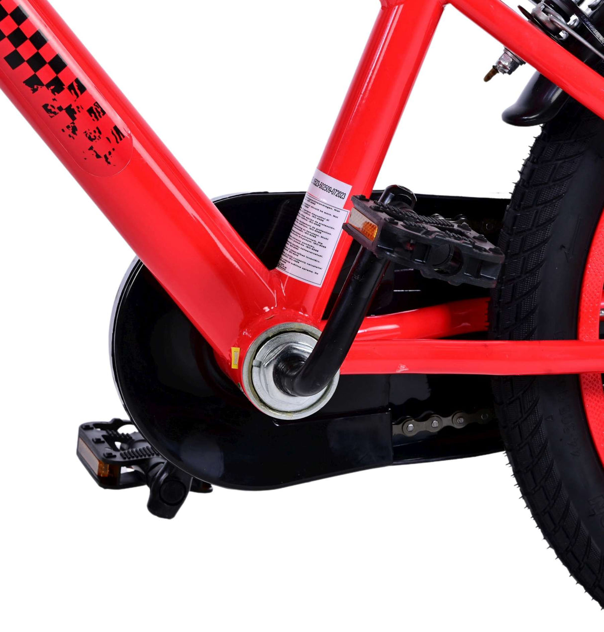 Volare Disney Cars 16 Zoll Kinderfahrrad Rot mit zwei Handbremsen - Sicherheit, Komfort und Spaß in einem!