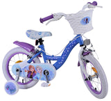 Volare Disney Frozen 2 14-Zoll-Kinderfahrrad Blau/Lila - Sicherheit, Spaß und Stil in einem!