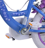 Disney Frozen 2 14-Zoll-Kinderfahrrad Blau/Lila - Sicherheit, Spaß und Stil in einem!