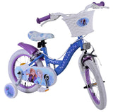 Volare Disney Frozen 2 14-Zoll-Kinderfahrrad Blau/Lila - Sicherheit, Spaß und Stil in einem!