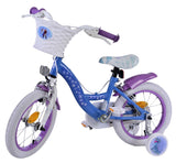 Volare Disney Frozen 2 14-Zoll-Kinderfahrrad Blau/Lila - Sicherheit, Spaß und Stil in einem!