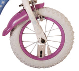 Volare Disney Frozen 2 12-Zoll-Kinderfahrrad Blau/Lila mit zwei Handbremsen - Sicherheit, Spaß und Stil in einem!