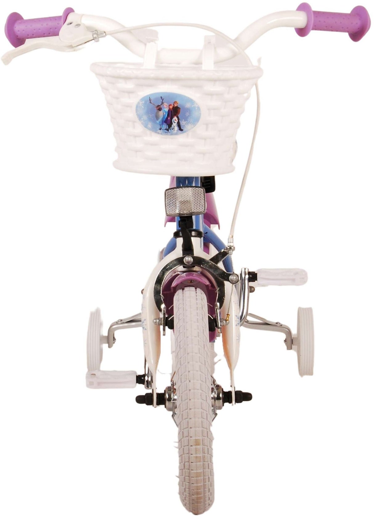 Volare Disney Frozen 2 Kinderfahrrad - Mädchen - 12 Zoll - Blau / Lila