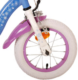 Volare Disney Frozen 2 Kinderfahrrad - Mädchen - 12 Zoll - Blau / Lila