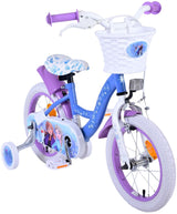 Volare Disney Frozen 2 Kinderfahrrad - Mädchen - 14 inch - Blau / Lila