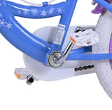 Disney Frozen 2 16-Zoll-Kinderfahrrad Blau/Lila - Sicherheit, Spaß und Stil in einem!