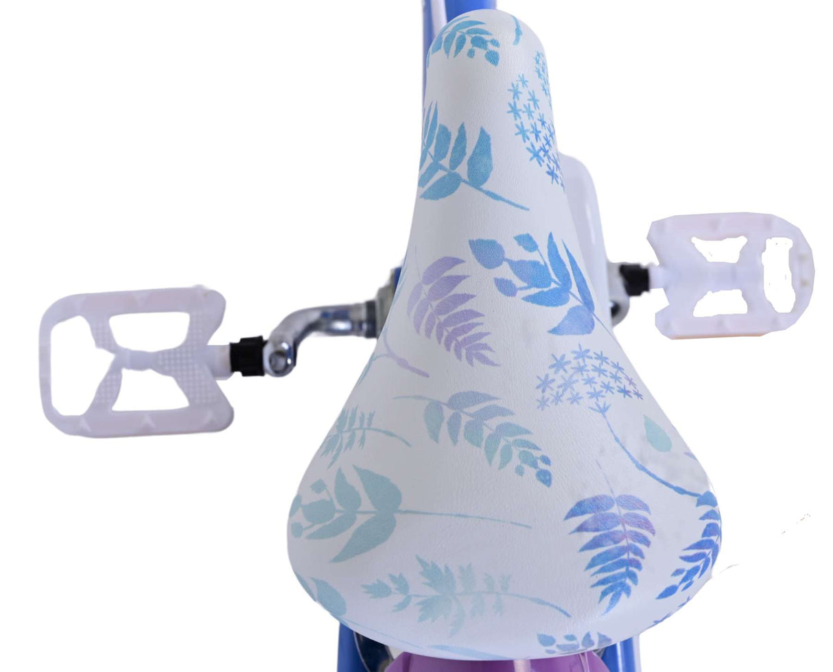 Disney Frozen 2 16-Zoll-Kinderfahrrad Blau/Lila - Sicherheit, Spaß und Stil in einem!