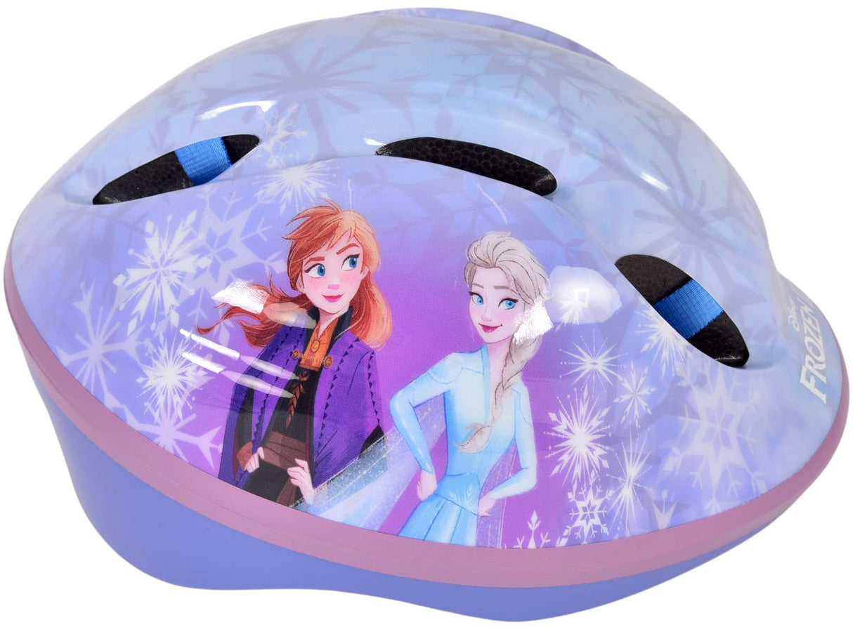 Disney Frozen Fahrradhelm Blau - Kopfumfang 52-56 cm, leichtgewichtig und TÜV/GS geprüft