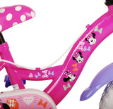 Volare Disney Minnie Cutest Ever Kinderfahrrad - 12 Zoll - Pink - 2 Handbremsen, abnehmbare Stützräder, offiziell lizenziertes Produkt
