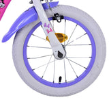 Volare Disney Minnie Cutest Ever 14 Zoll Kinderfahrrad Pink - Sicherheit und Komfort mit abnehmbaren Seitenrädern und Korb