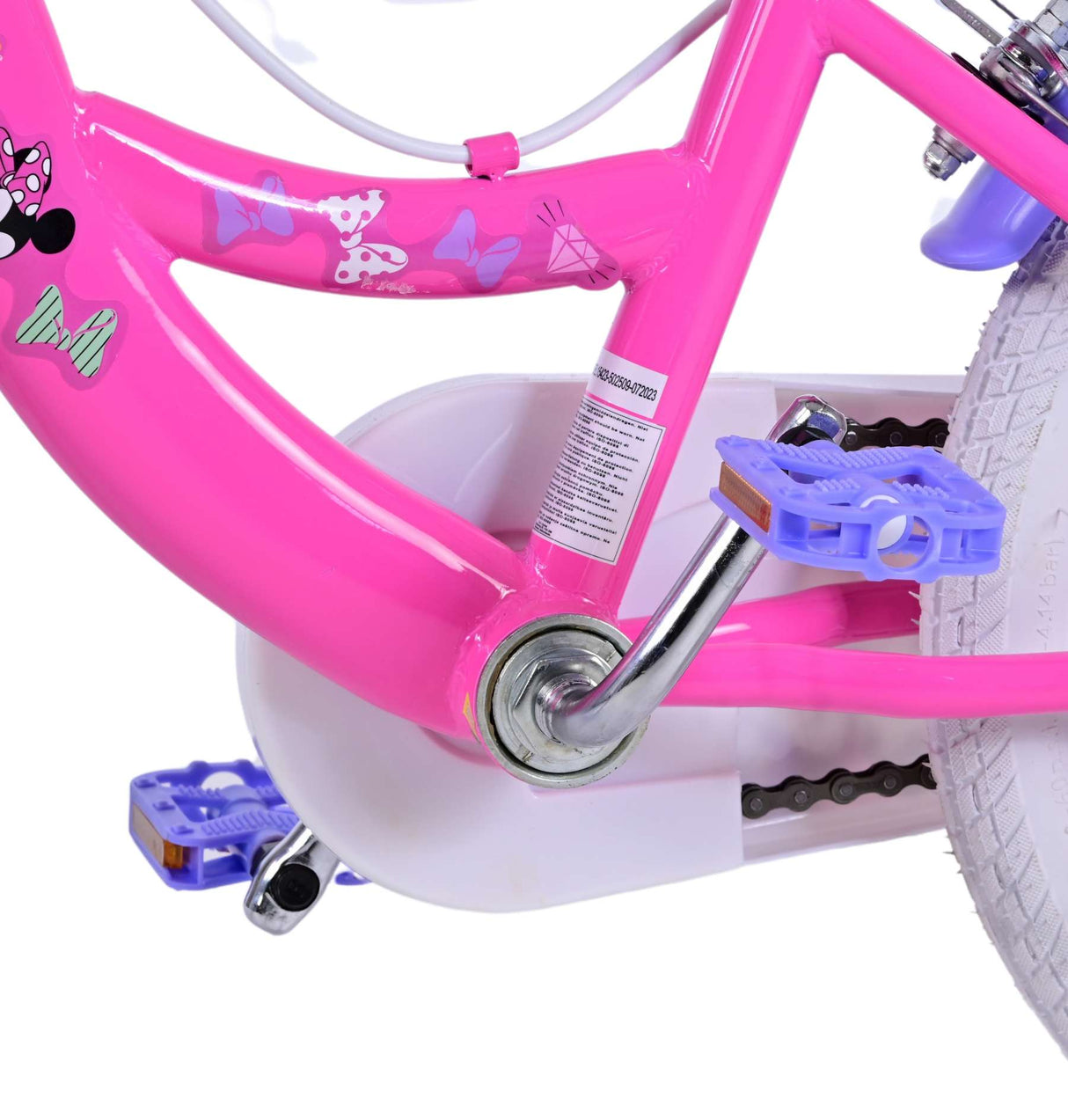 Volare Disney Minnie 16 Zoll Kinderfahrrad Pink - Sicherheit, Komfort und Spaß in einem!