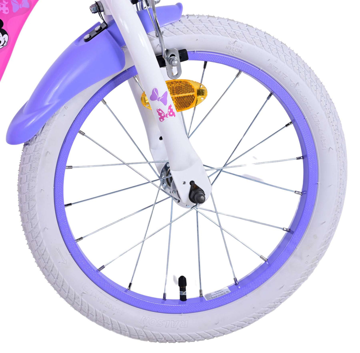Volare Disney Minnie 16 Zoll Kinderfahrrad Pink - Sicherheit, Komfort und Spaß in einem!