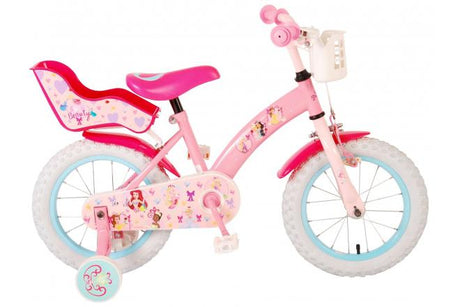 Disney Princess 14-Zoll-Kinderfahrrad mit Handbremse und RÃ¼cktrittbremse