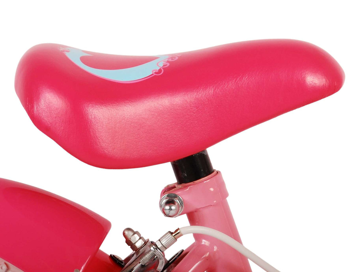Volare Disney Princess 14 Zoll Kinderfahrrad Pink mit zwei Handbremsen - Sicherheit, Komfort und Spaß in einem!