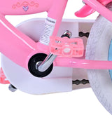 Volare Disney Princess Kinderfahrrad für Mädchen - 12 Zoll in Rosa für Kinder von 3 bis 4,5 Jahren