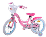 Volare Disney Princess Kinderfahrrad - Mädchen - 16 Zoll - Rosa - Zwei-Hand-Bremsen