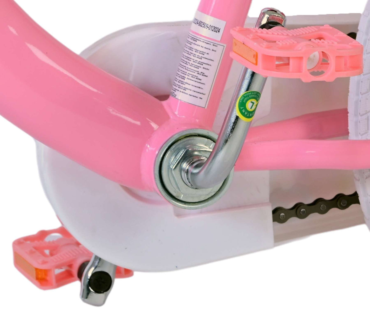 Volare Disney Princess Kinderfahrrad für Mädchen - 16 Zoll in Rosa für Kinder von 4 bis 6 Jahren