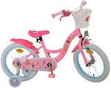 Volare Disney Princess Kinderfahrrad für Mädchen - 16 Zoll in Rosa für Kinder von 4 bis 6 Jahren