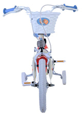 Volare Disney Stitch Kinderfahrrad für Mädchen - 14 Zoll in Creme Koralle Blau mit Zweihandbremsen