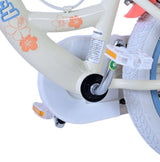 Volare Disney Stitch Kinderfahrrad - Mädchen - 14 Zoll - Creme Koralle Blau - Zweihandbremsen