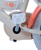 Volare Disney Stitch Kinderfahrrad für Mädchen - 14 Zoll in Creme Koralle Blau mit zwei Handbremsen
