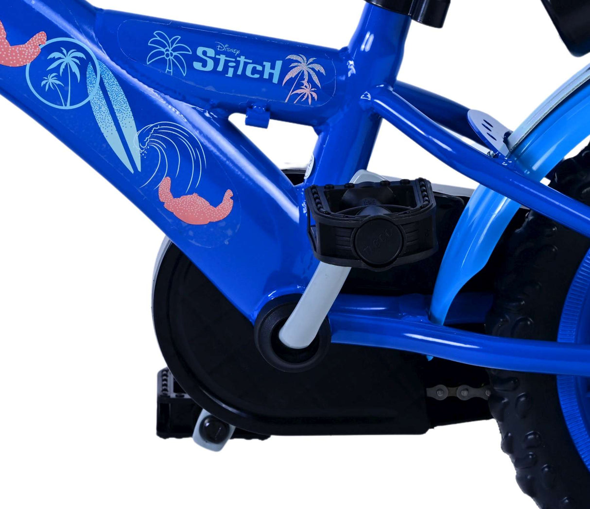 Volare Disney Stitch Kinderfahrrad für Jungen - 12 Zoll - Blau - Sicher und Komfortabel