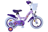 Volare Disney Wish Kinderfahrrad für Mädchen - 12 Zoll in Lila für Kinder von 3 bis 4,5 Jahren