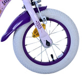 Volare Disney Wish Kinderfahrrad für Mädchen - 12 Zoll in Lila für Kinder von 3 bis 4,5 Jahren