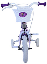 Volare Disney Wish Kinderfahrrad für Mädchen - 12 Zoll in Lila für Kinder von 3 bis 4,5 Jahren