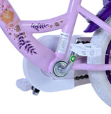 Volare Disney Wish Kinderfahrrad für Mädchen - 12 Zoll in Lila für Kinder von 3 bis 4,5 Jahren