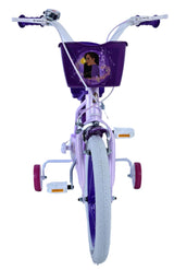 Volare Disney Wish Kinderfahrrad für Mädchen - 16 Zoll in Lila mit zwei Handbremsen