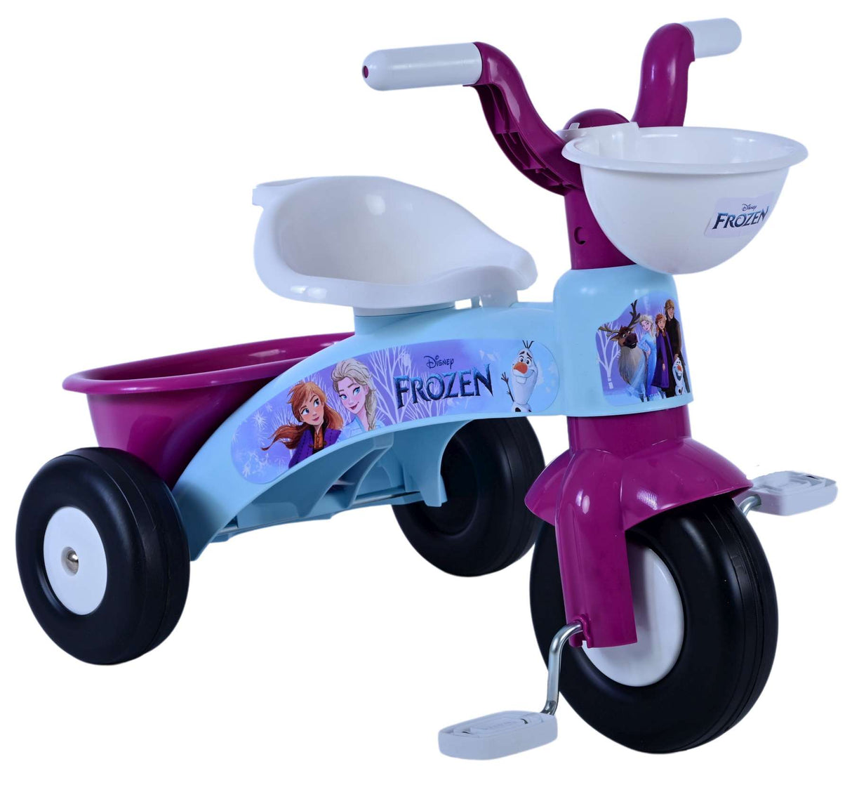Volare Dreirad Disney Frozen für Mädchen in Blau - Ideal für Kinder von 1 bis 3 Jahren