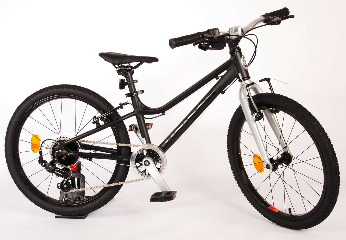 Volare Dynamic Kinderfahrrad - Jungen - 20 Zoll - Mattschwarz - 7 Gänge - Prime Collection