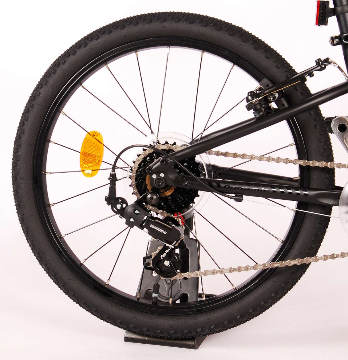 Volare Dynamic Kinderfahrrad - Jungen - 20 Zoll - Mattschwarz - 7 Gänge - Prime Collection