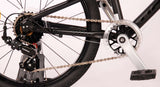 Volare Dynamic Kinderfahrrad - Jungen - 20 Zoll - Mattschwarz - 7 Gänge - Prime Collection