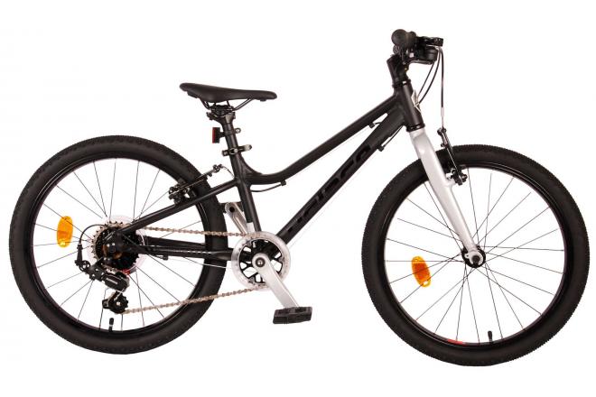 Volare Dynamic Kinderfahrrad - Jungen - 20 Zoll - Mattschwarz - 7 Gänge - Prime Collection