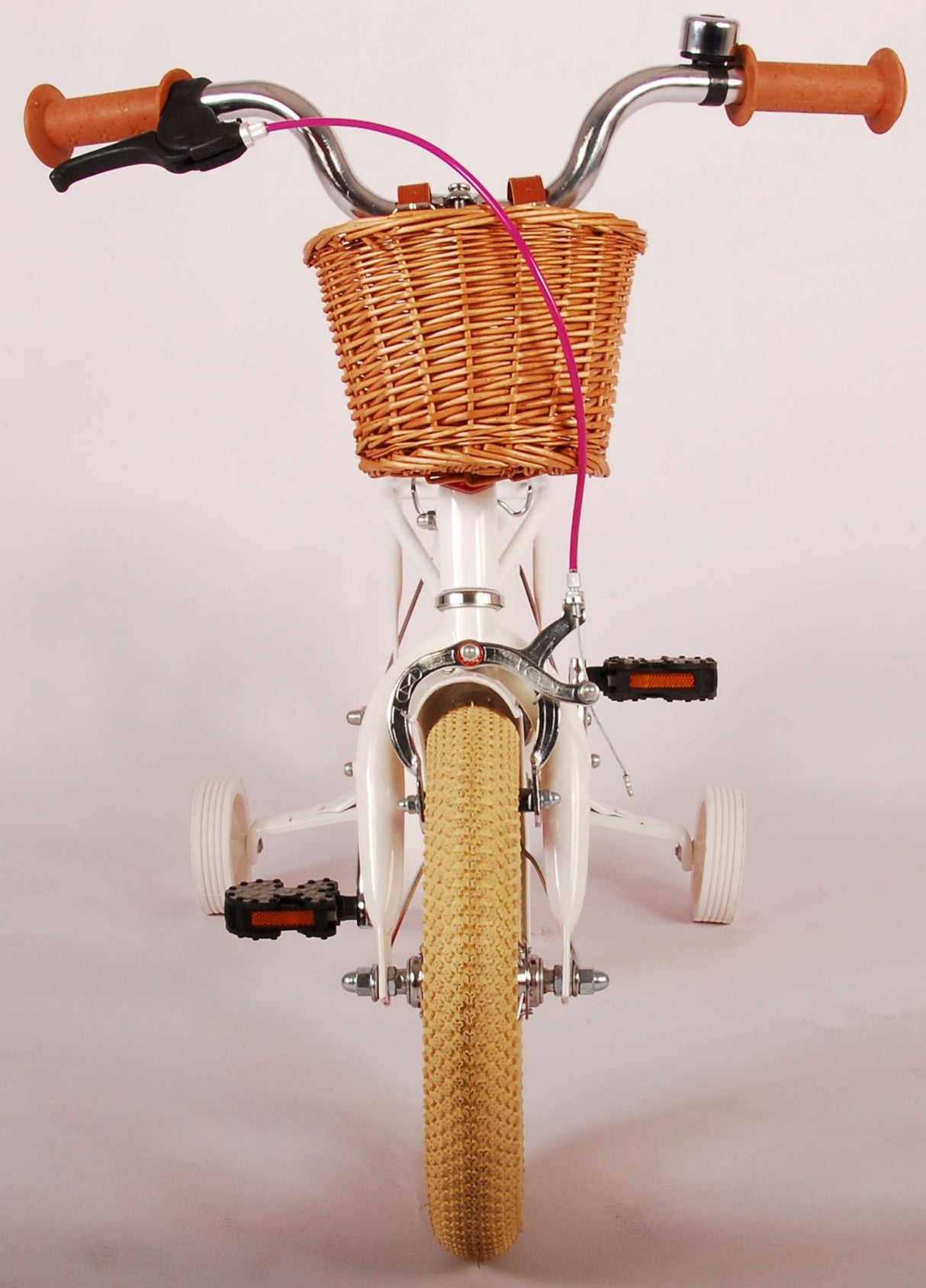 Volare Excellent Kinderfahrrad - Mädchen - 12 Zoll - Weiß