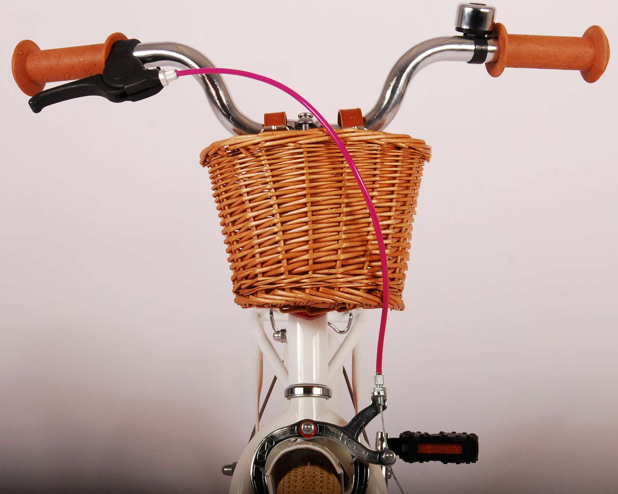 Volare Excellent Kinderfahrrad - Mädchen - 12 Zoll - Weiß