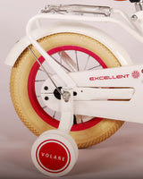 Volare Excellent Kinderfahrrad - Mädchen - 12 Zoll - Weiß