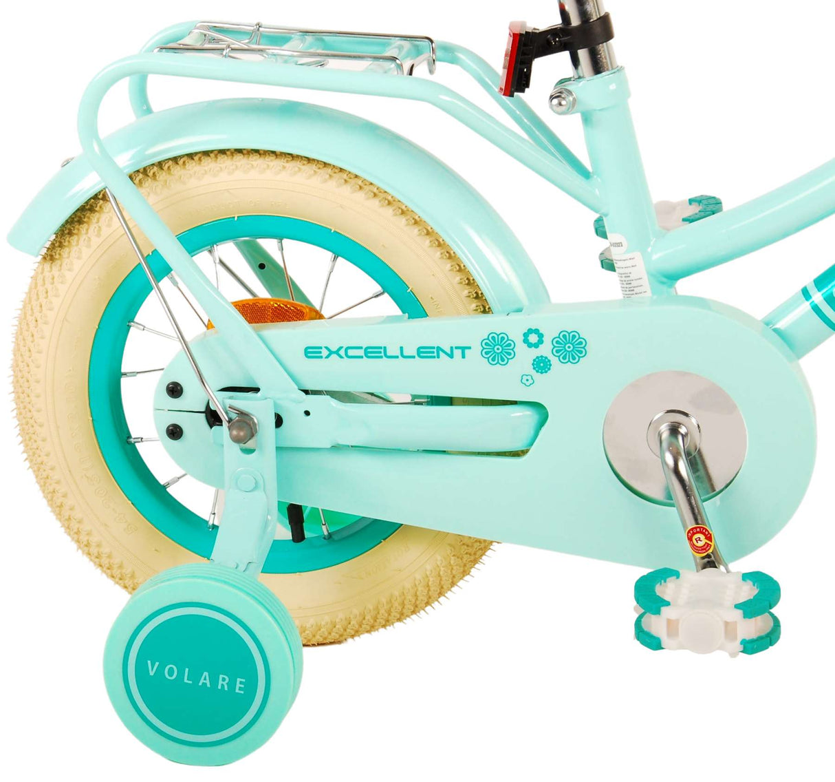 Volare Excellent Kinderfahrrad - Mädchen - 12 Zoll - Grün