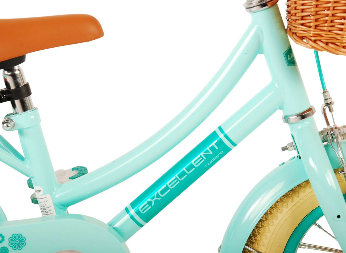 Volare Excellent Kinderfahrrad - Mädchen - 12 Zoll - Grün