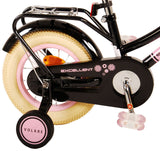 Volare Excellent Kinderfahrrad - Mädchen - 12 Zoll - Schwarz