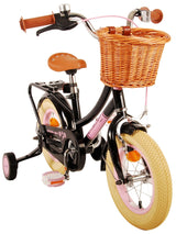 Volare Excellent Kinderfahrrad - Mädchen - 12 Zoll - Schwarz