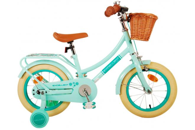 Volare Excellent Kinderfahrrad - Mädchen - 14 Zoll - Grün